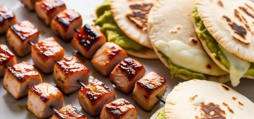 Brochetas de Cerdo marinadas