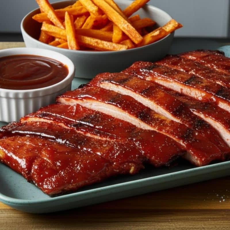 Receta de Costillas de cerdo a la salsa BBQ